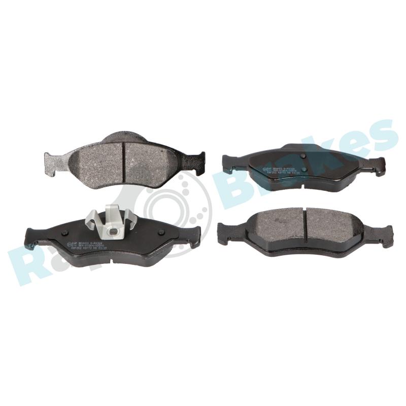 Jeu de 4 plaquettes de frein avant RAP BRAKES R-P0328 - Visuel 1