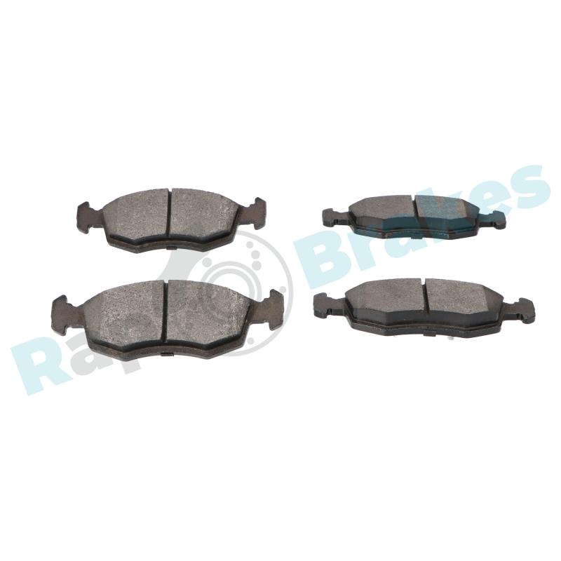Jeu de 4 plaquettes de frein avant RAP BRAKES R-P0347 - Visuel 2