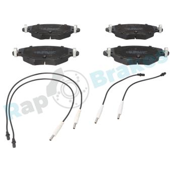 Jeu de 4 plaquettes de frein avant RAP BRAKES [R-P0352]