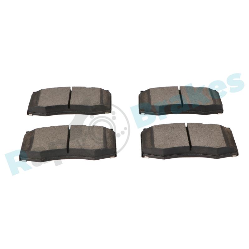 Jeu de 4 plaquettes de frein avant RAP BRAKES R-P0357 - Visuel 2