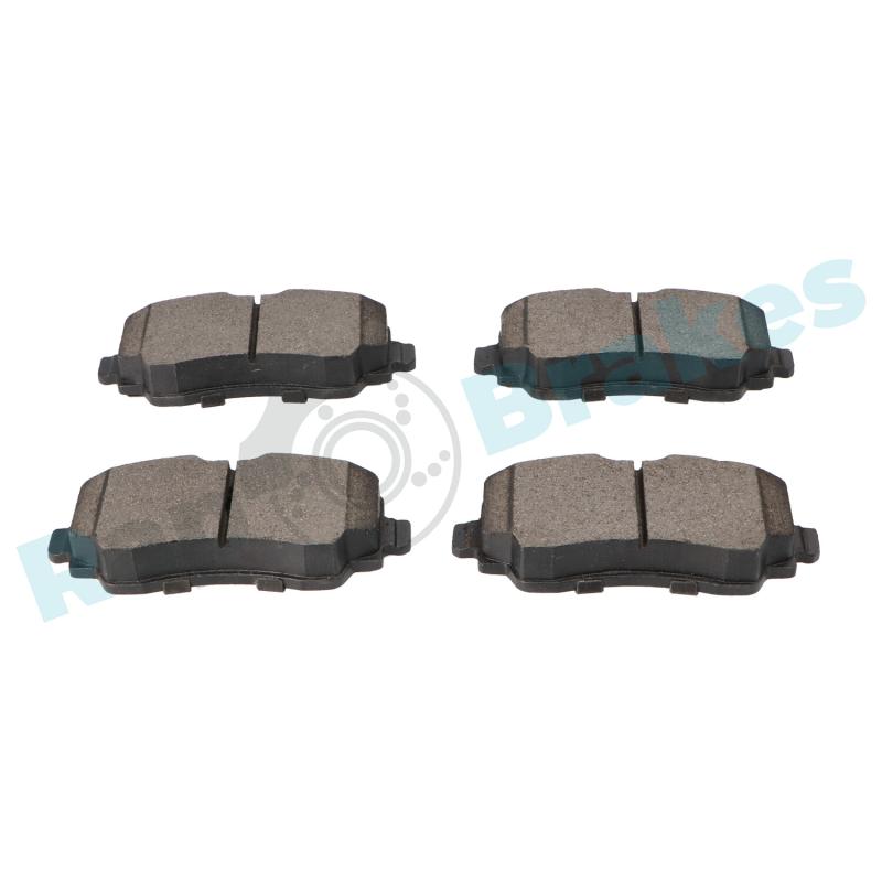 Jeu de 4 plaquettes de frein avant RAP BRAKES R-P0380 - Visuel 2