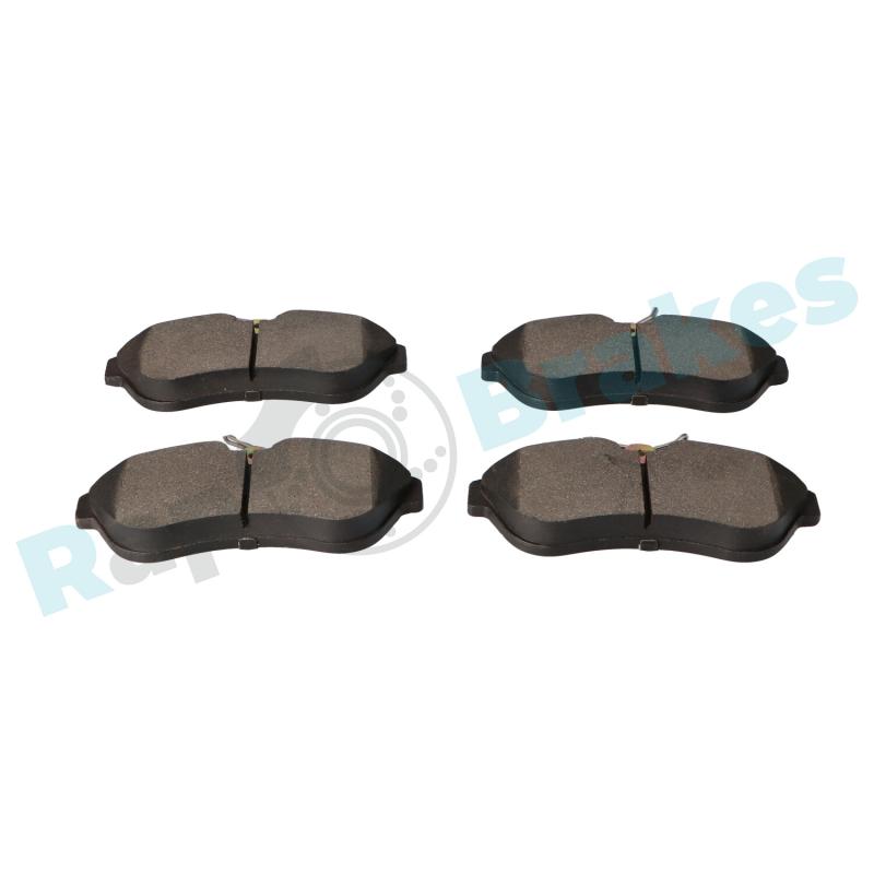 Jeu de 4 plaquettes de frein avant RAP BRAKES R-P0393 - Visuel 2