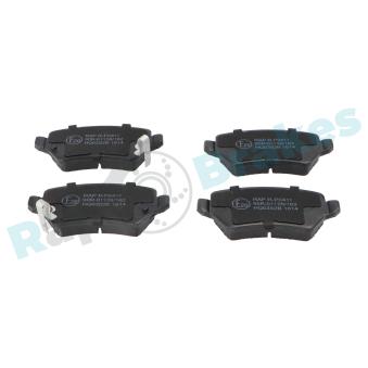 Jeu de 4 plaquettes de frein arrière RAP BRAKES [R-P0411]