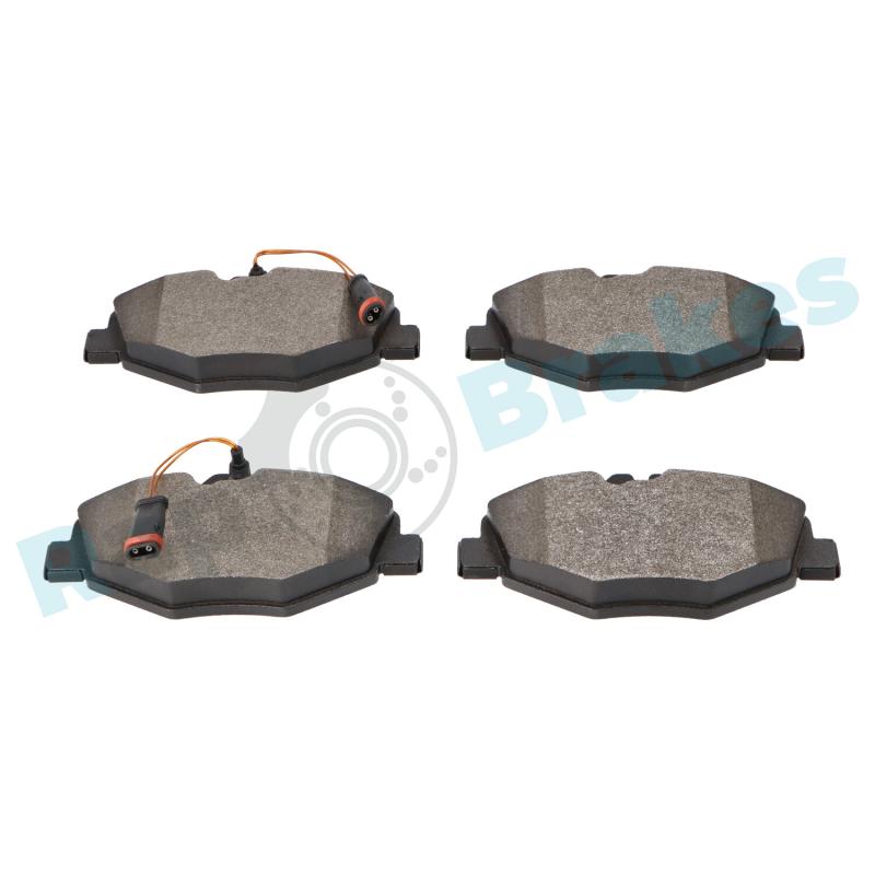 Jeu de 4 plaquettes de frein avant RAP BRAKES R-P0435 - Visuel 2