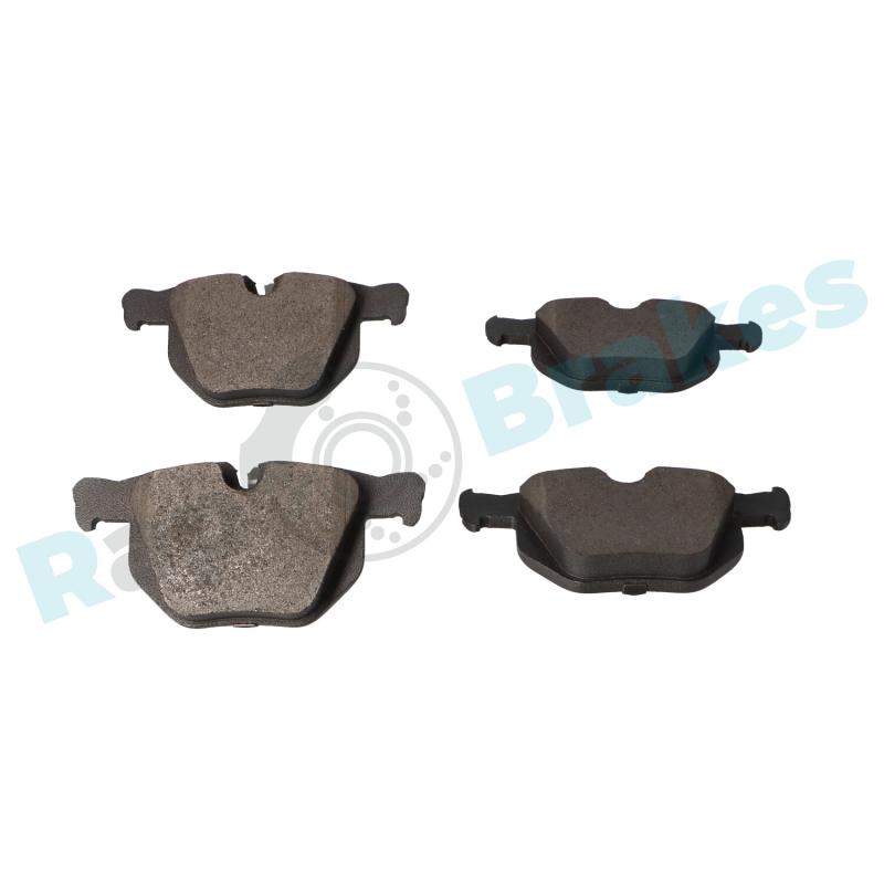 Jeu de 4 plaquettes de frein arrière RAP BRAKES R-P0451 - Visuel 2