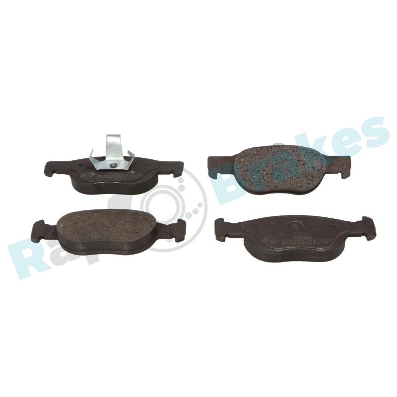 Jeu de 4 plaquettes de frein avant RAP BRAKES R-P0454 - Visuel 1