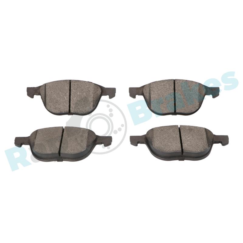 Jeu de 4 plaquettes de frein avant RAP BRAKES R-P0472 - Visuel 2