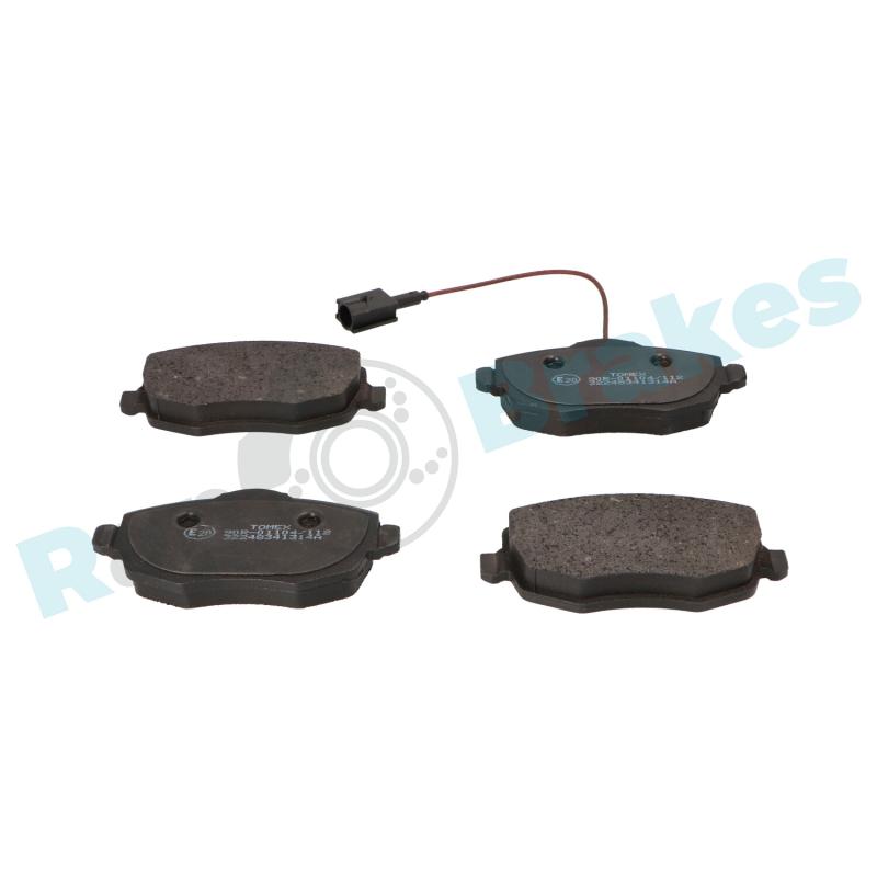 Jeu de 4 plaquettes de frein avant RAP BRAKES R-P0478 - Visuel 1