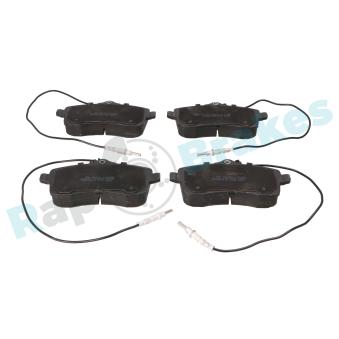 Jeu de 4 plaquettes de frein avant RAP BRAKES [R-P0480]