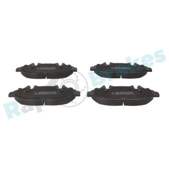 Jeu de 4 plaquettes de frein avant RAP BRAKES [R-P0486]