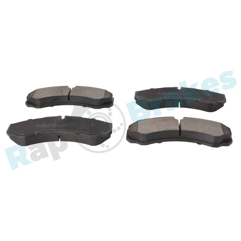 Jeu de 4 plaquettes de frein avant RAP BRAKES R-P0494 - Visuel 1