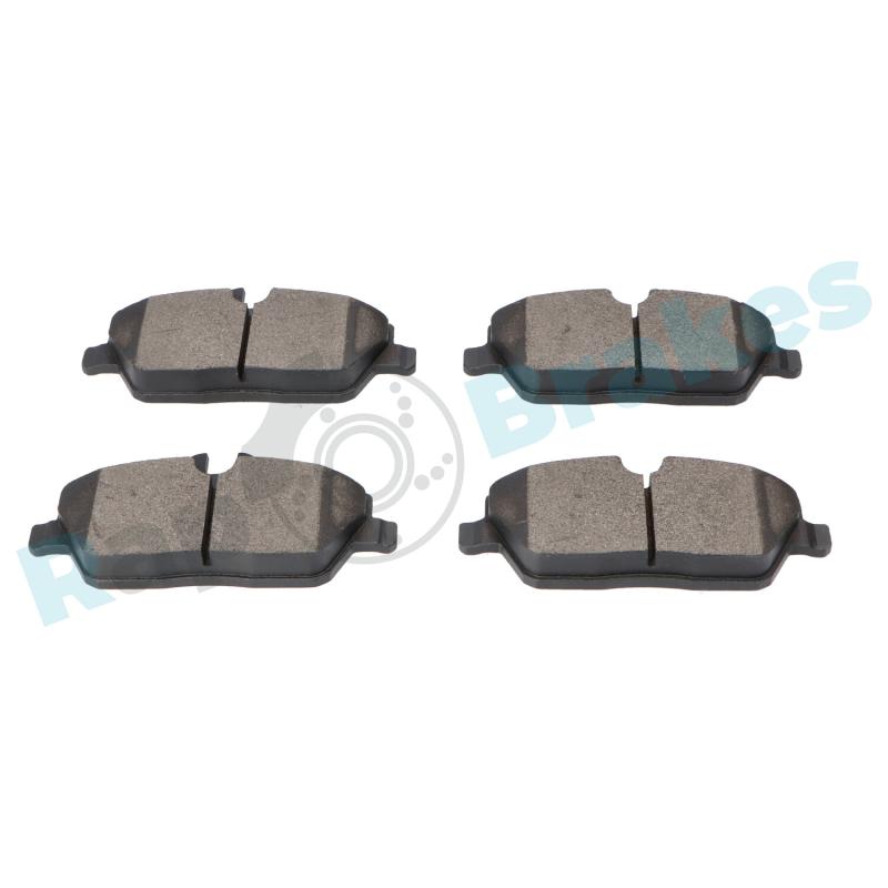Jeu de 4 plaquettes de frein avant RAP BRAKES R-P0496 - Visuel 2