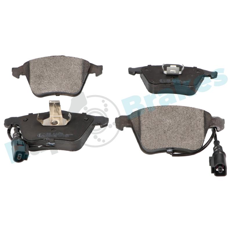 Jeu de 4 plaquettes de frein avant RAP BRAKES R-P0500 - Visuel 1