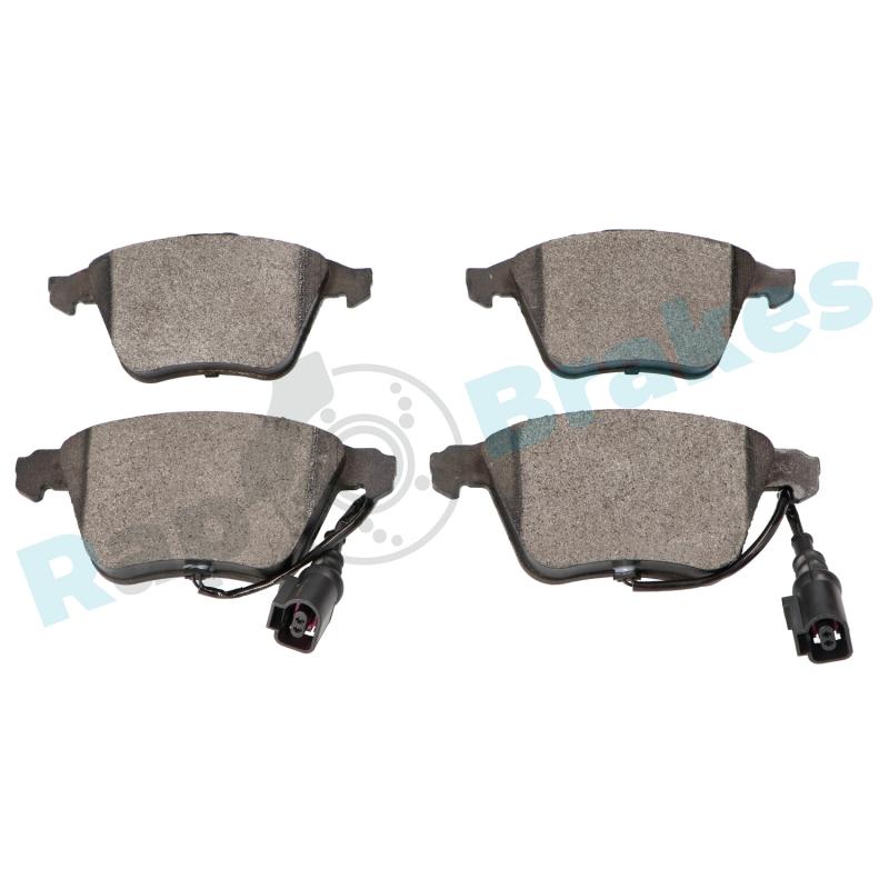 Jeu de 4 plaquettes de frein avant RAP BRAKES R-P0500 - Visuel 2
