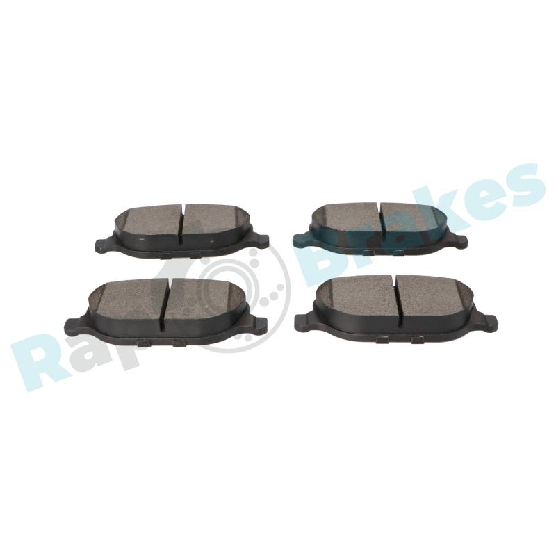 Jeu de 4 plaquettes de frein arrière RAP BRAKES R-P0532 - Visuel 2