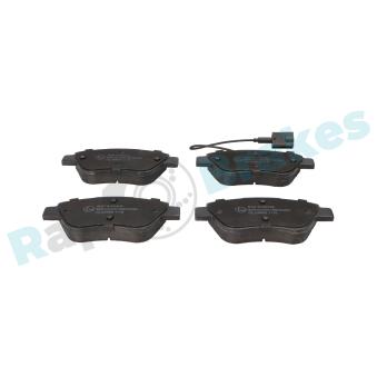 Jeu de 4 plaquettes de frein avant RAP BRAKES [R-P0536]