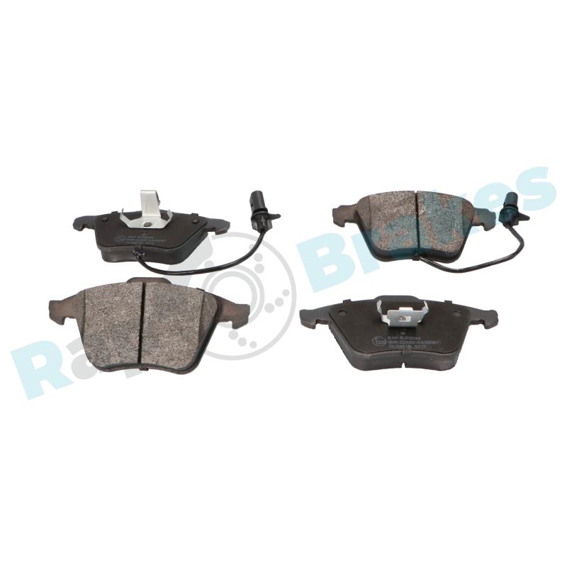 Jeu de 4 plaquettes de frein avant RAP BRAKES R-P0540 - Visuel 1