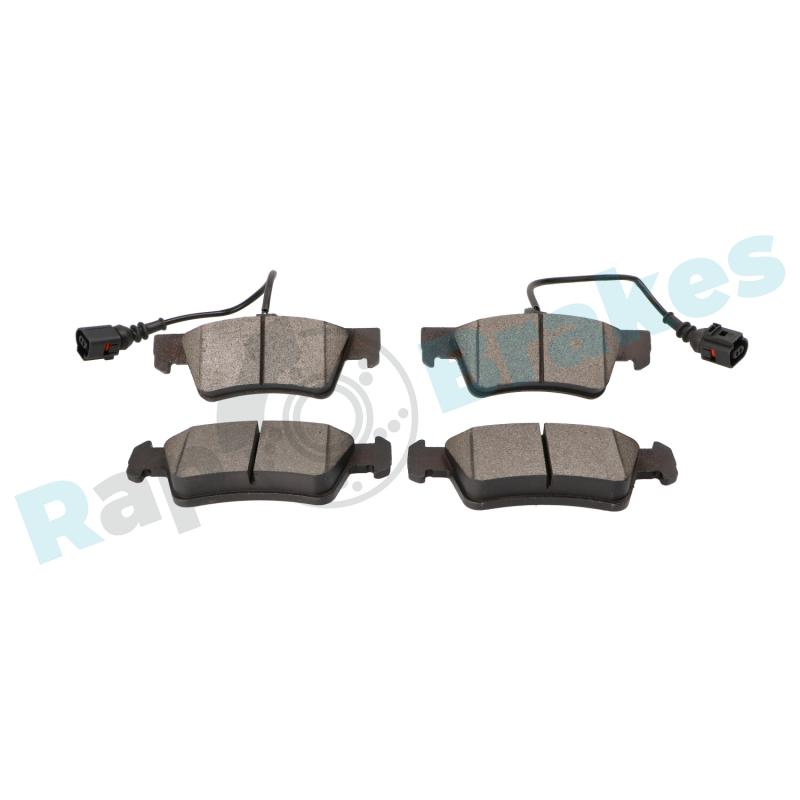 Jeu de 4 plaquettes de frein arrière RAP BRAKES R-P0552 - Visuel 2