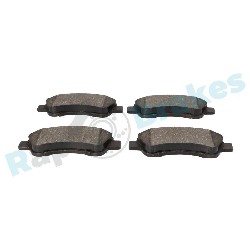 Jeu de 4 plaquettes de frein avant RAP BRAKES R-P0556 - Visuel 2