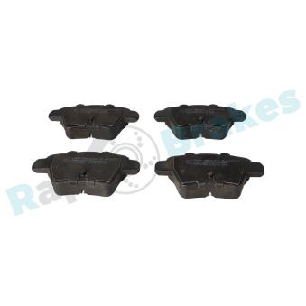 Jeu de 4 plaquettes de frein arrière RAP BRAKES OEM e172270