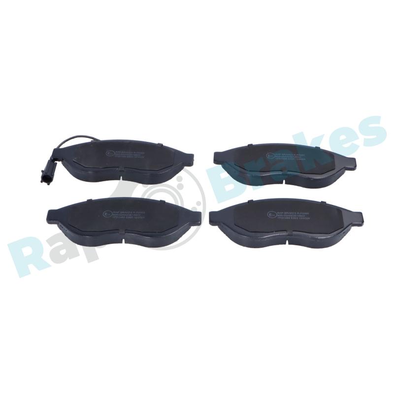 Jeu de 4 plaquettes de frein avant RAP BRAKES R-P0560 - Visuel 1