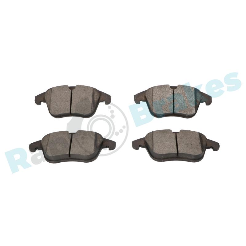 Jeu de 4 plaquettes de frein avant RAP BRAKES R-P0562 - Visuel 2