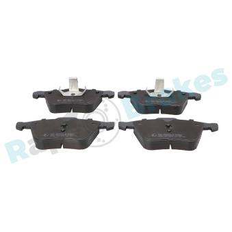 Jeu de 4 plaquettes de frein avant RAP BRAKES OEM 1423389