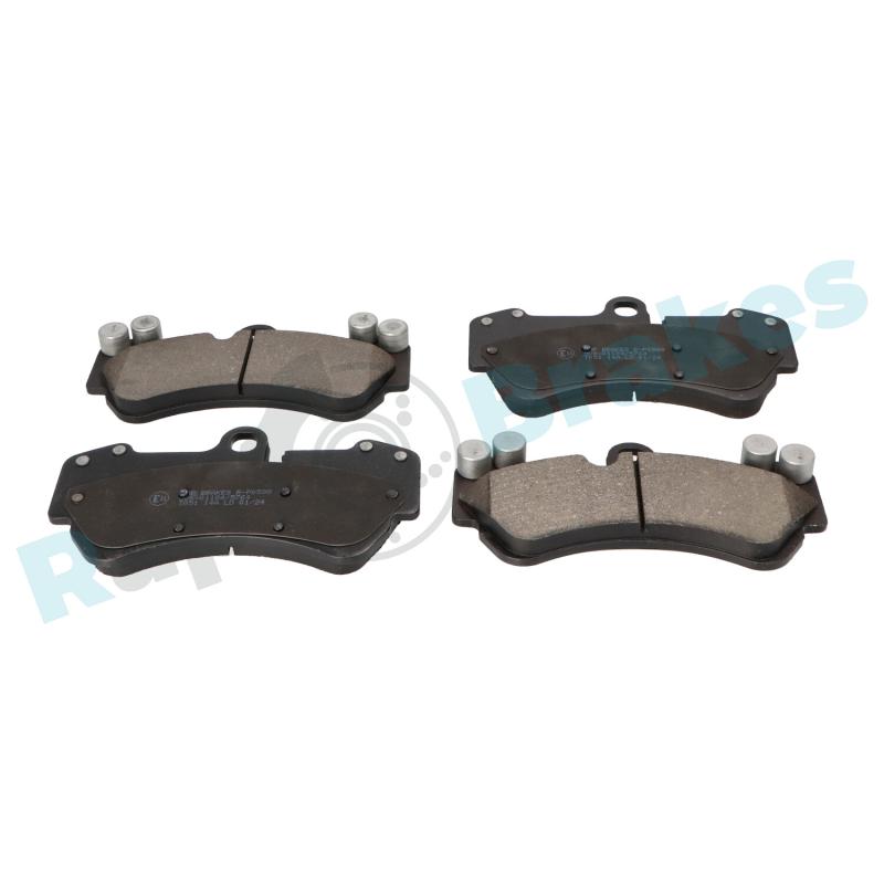 Jeu de 4 plaquettes de frein avant RAP BRAKES R-P0599 - Visuel 1