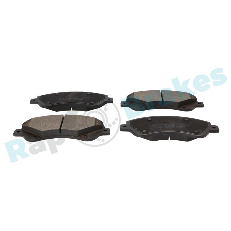 Jeu de 4 plaquettes de frein avant RAP BRAKES R-P0602 - Visuel 2