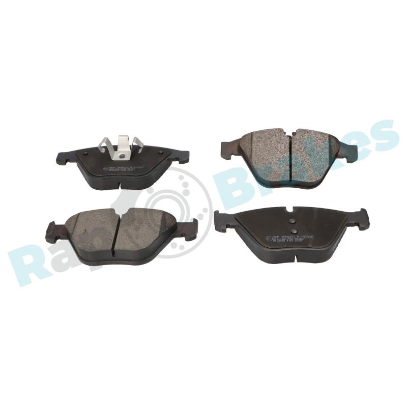 Jeu de 4 plaquettes de frein avant RAP BRAKES R-P0608 - Visuel 1