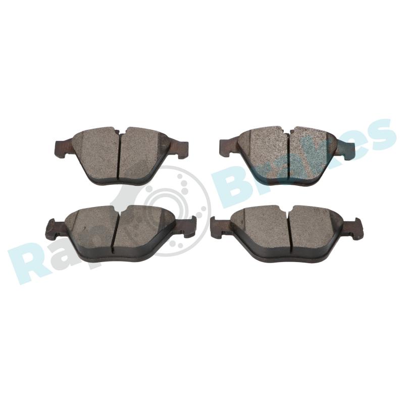 Jeu de 4 plaquettes de frein avant RAP BRAKES R-P0608 - Visuel 2