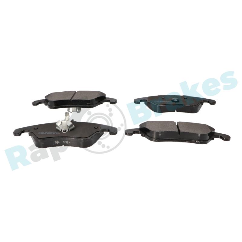 Jeu de 4 plaquettes de frein avant RAP BRAKES R-P0616 - Visuel 1