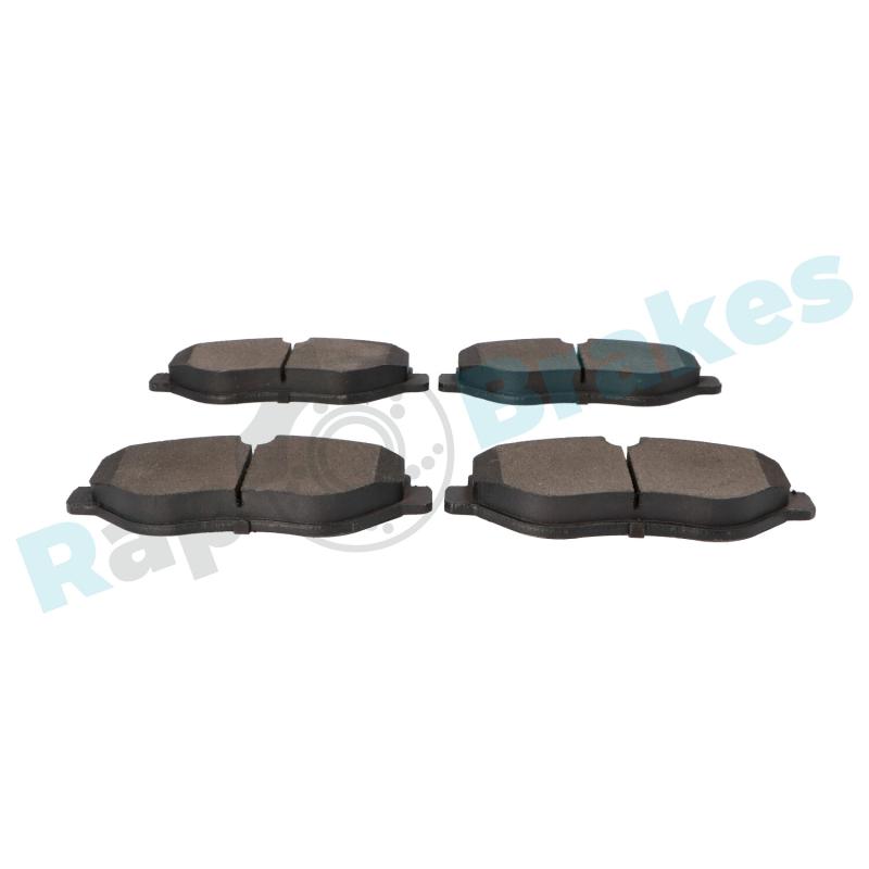 Jeu de 4 plaquettes de frein avant RAP BRAKES R-P0625 - Visuel 2