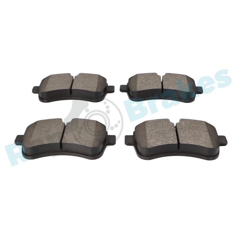 Jeu de 4 plaquettes de frein arrière RAP BRAKES R-P0626 - Visuel 2