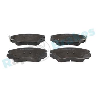 Jeu de 4 plaquettes de frein avant RAP BRAKES [R-P0657]