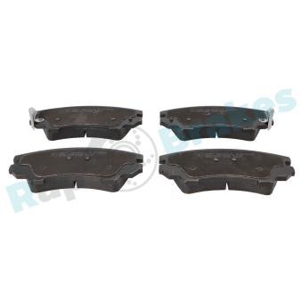 Jeu de 4 plaquettes de frein avant RAP BRAKES [R-P0658]