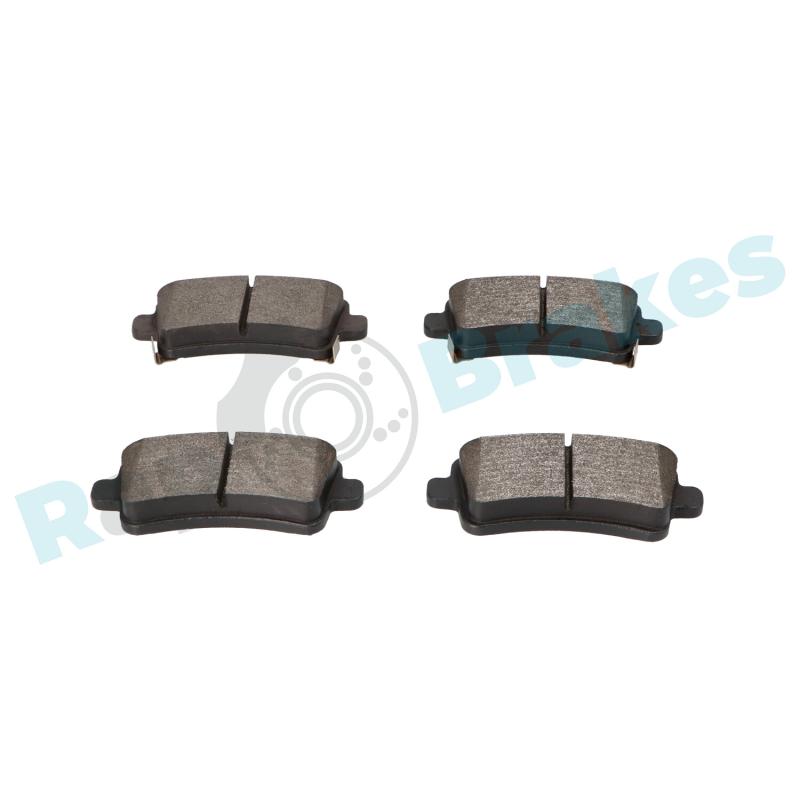 Jeu de 4 plaquettes de frein arrière RAP BRAKES R-P0659 - Visuel 2
