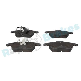 Jeu de 4 plaquettes de frein avant RAP BRAKES [R-P0677]