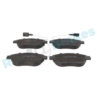 Jeu de 4 plaquettes de frein avant RAP BRAKES OEM 77366530