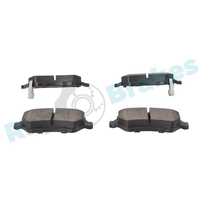 Jeu de 4 plaquettes de frein arrière RAP BRAKES R-P0700 - Visuel 2