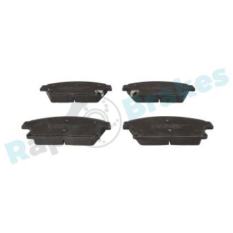 Jeu de 4 plaquettes de frein avant RAP BRAKES [R-P0713]