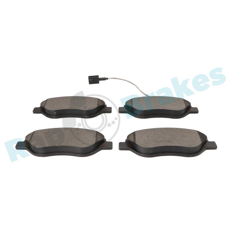 Jeu de 4 plaquettes de frein avant RAP BRAKES R-P0720 - Visuel 2