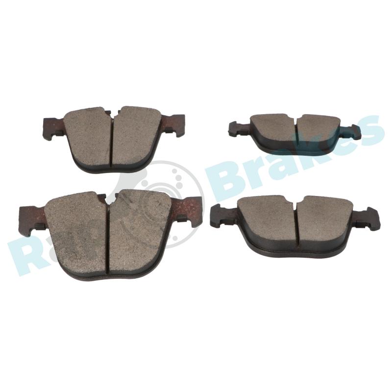 Jeu de 4 plaquettes de frein arrière RAP BRAKES R-P0722 - Visuel 2