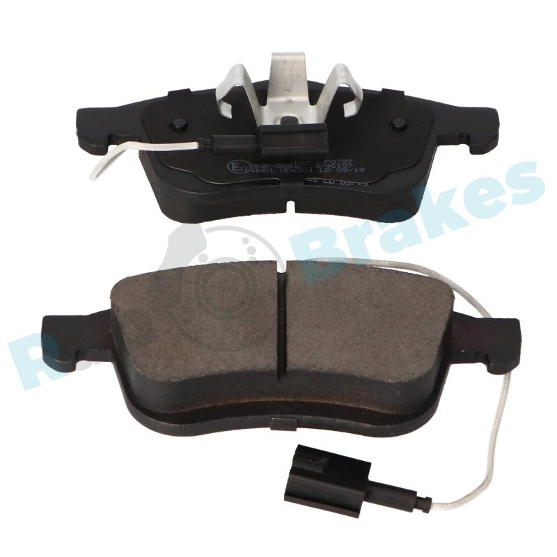 Jeu de 4 plaquettes de frein avant RAP BRAKES R-P0727 - Visuel 1