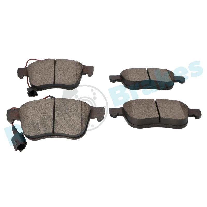 Jeu de 4 plaquettes de frein avant RAP BRAKES R-P0740 - Visuel 2