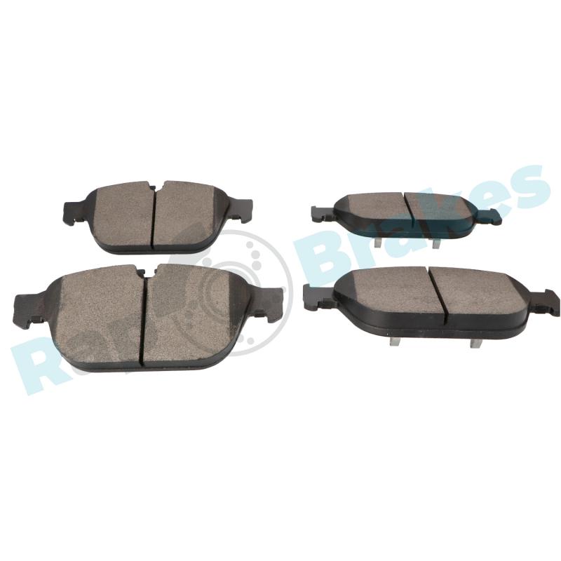 Jeu de 4 plaquettes de frein avant RAP BRAKES R-P0744 - Visuel 2
