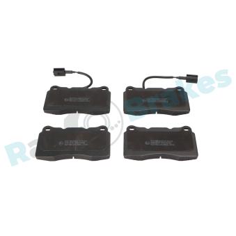 Jeu de 4 plaquettes de frein avant RAP BRAKES R-P0747 pour ALFA ROMEO GIULIETTA 1.4 TB - 116cv