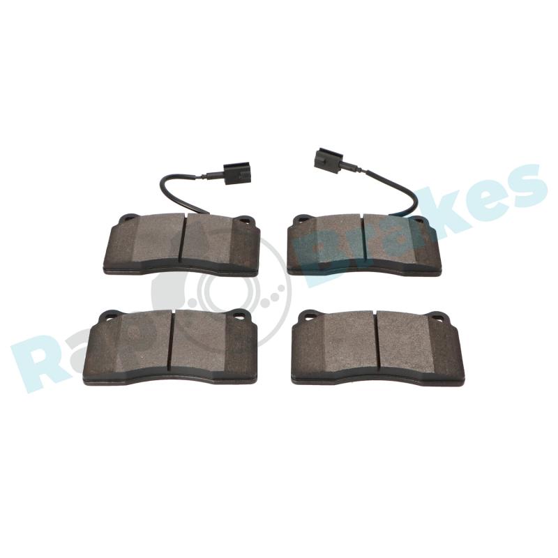 Jeu de 4 plaquettes de frein avant RAP BRAKES R-P0747 - Visuel 2