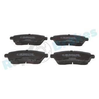Jeu de 4 plaquettes de frein avant RAP BRAKES [R-P0751]