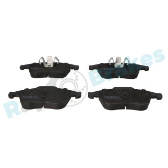 Jeu de 4 plaquettes de frein avant RAP BRAKES [R-P0754]